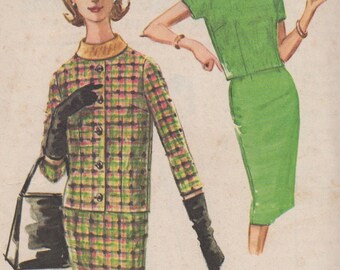 Bust 33-1961 Juniors Jacket, Skirt and Overblouse McCall's 5951 Size 13