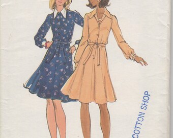 1970's Bust 31 1/2 Misses' Dress Butterick 3264 Size 8