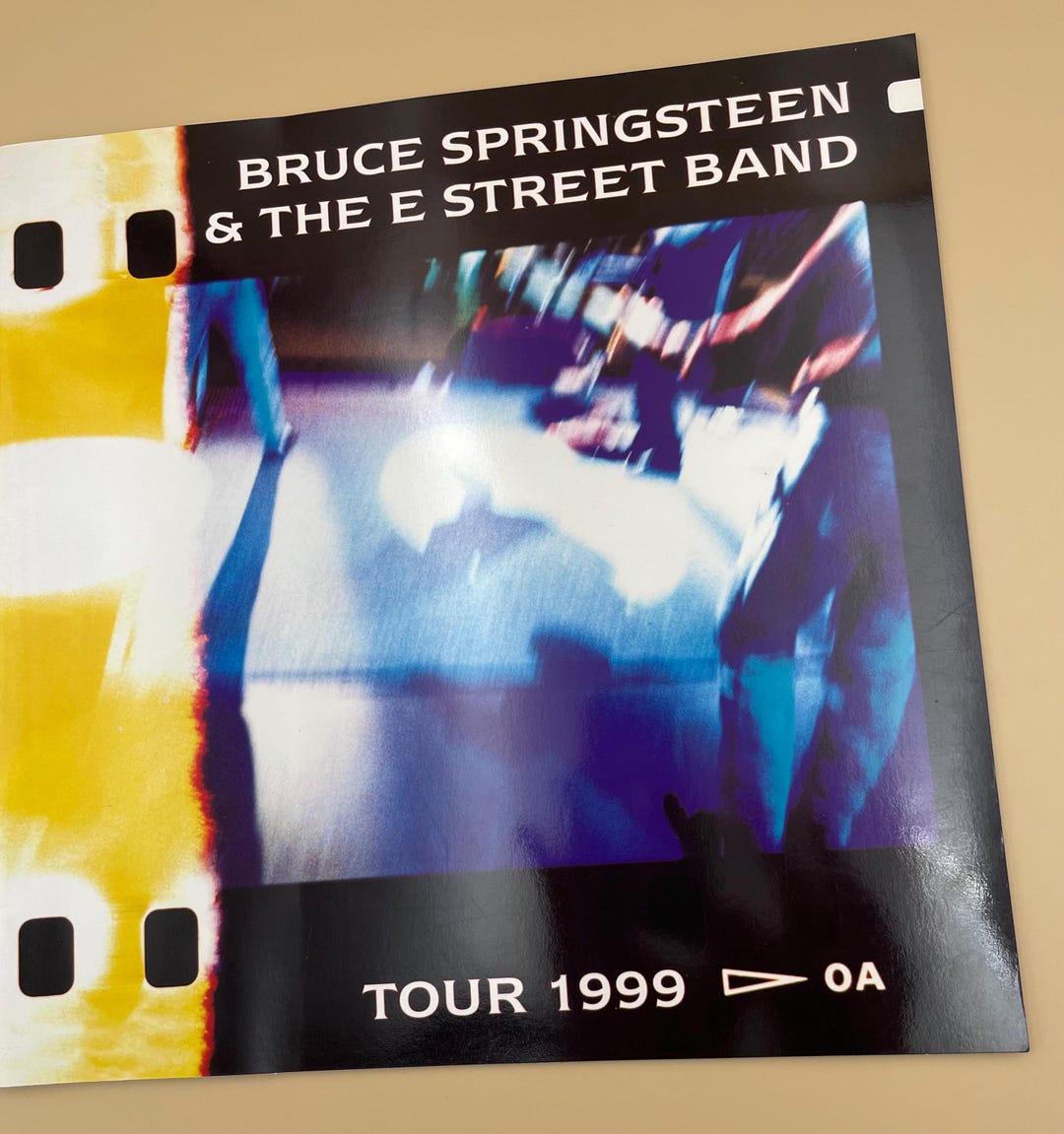 Bruce Springsteen 1999 World Tour Concert Program - Etsy