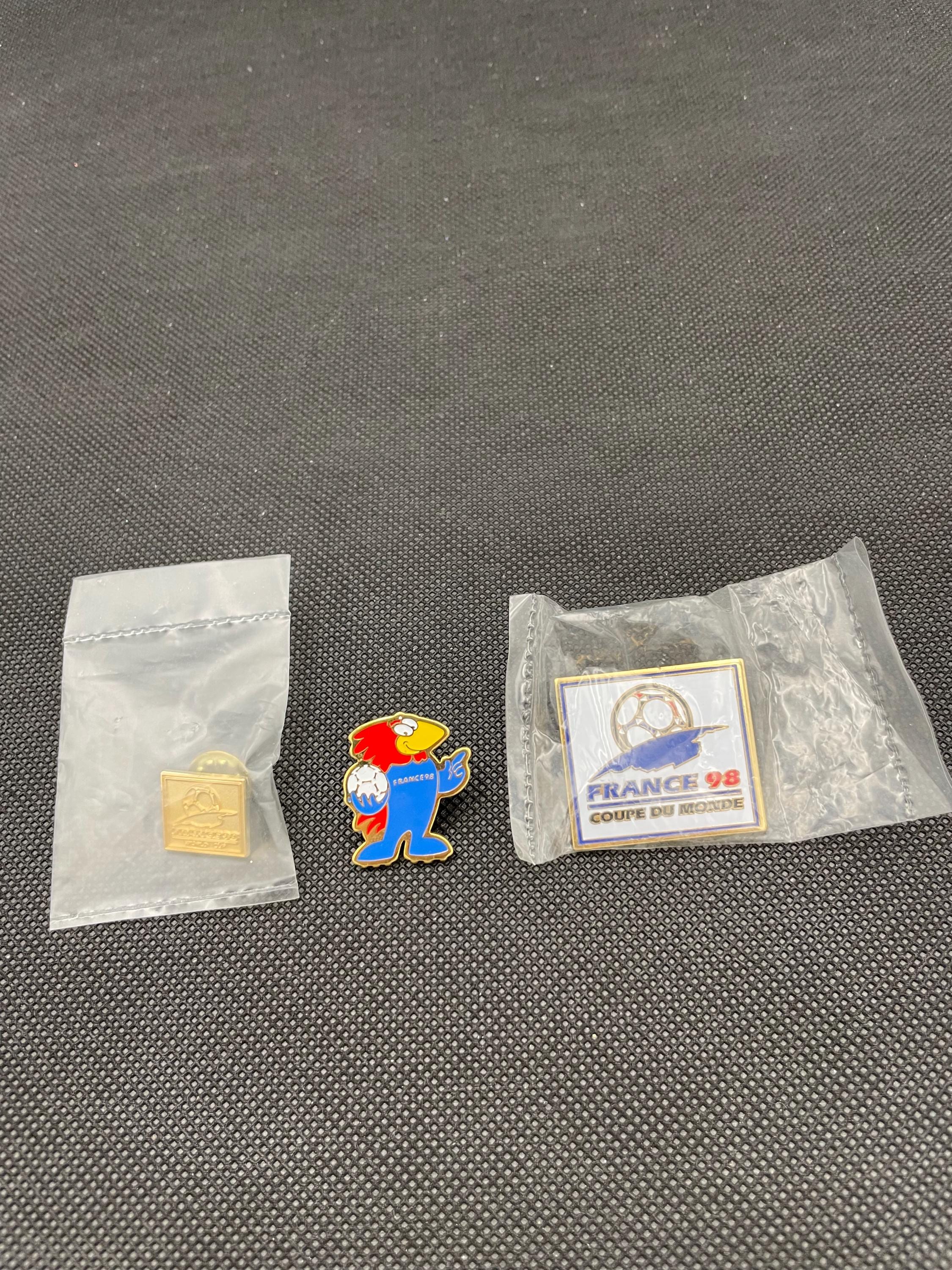 World Cup France 98 Football/soccer Pins - Set of 3 - Etsy