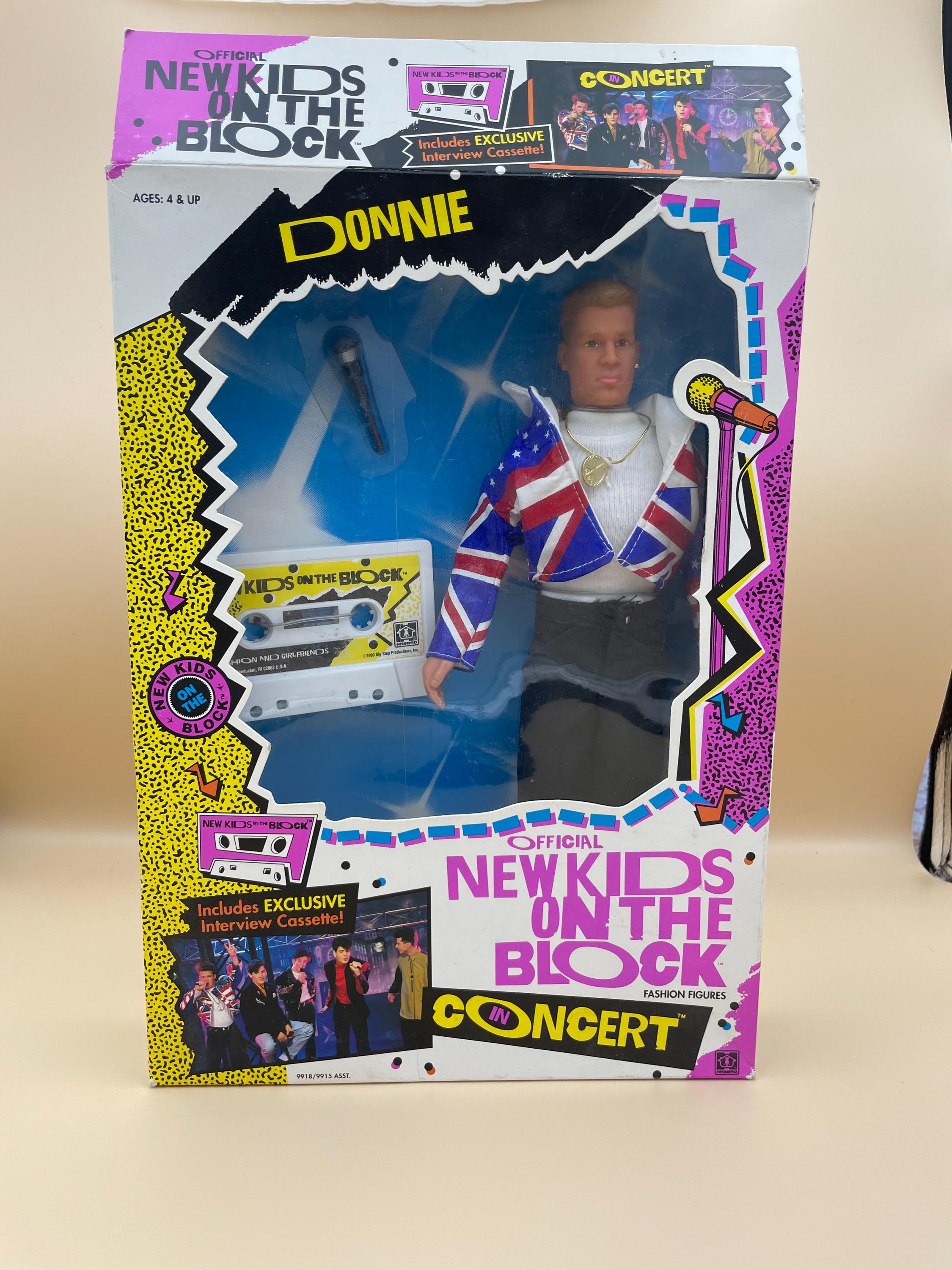 邦楽 25th Anniversary BOX2 1986-1990 1990 Donnie Wahlberg Hasbro Concert Doll in Original Packaging