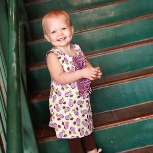 Purple Ivory A-line Dress Shoes Set Infant Outfit Baby Shoes