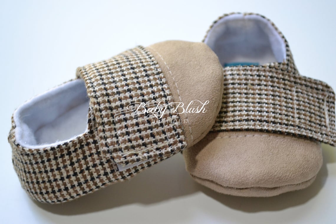 Brown Baby Boy Soft Soled Baby Shoes - Infant Shoes - Etsy