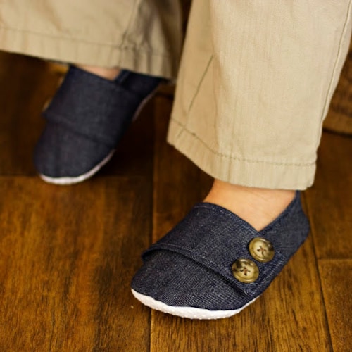 Denim Baby Boy Soft Soled Baby Shoes Infant Shoes - Etsy