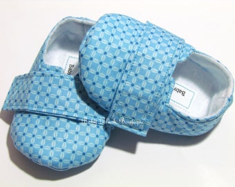 Blue Baby Boy Soft Soled Shoes - Infant Loafer Boy Shoes