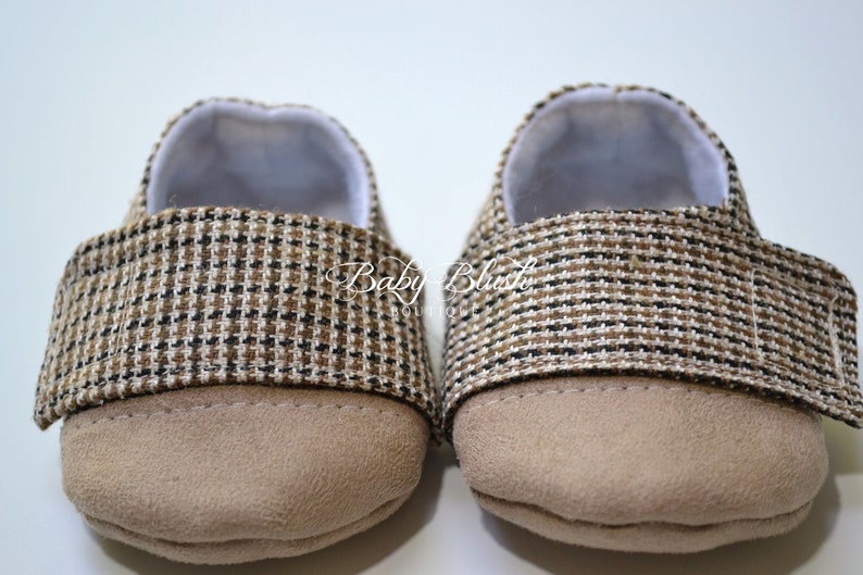 Brown Baby Boy Soft Soled Baby Shoes - Infant Shoes - Etsy