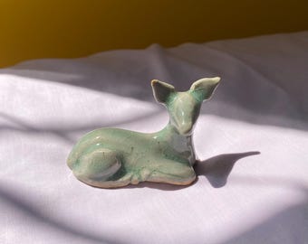 Small Ceramic Deer Sculpture