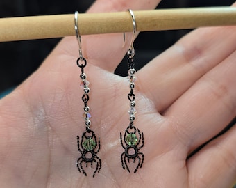 Customizable Pre-order Dangling Spider earrings