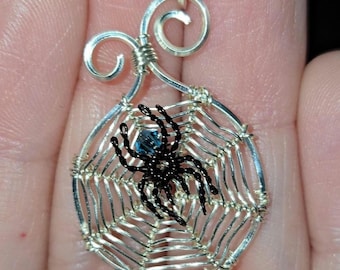 Pre-Order Customizable Spider Web Pendant(please read below)