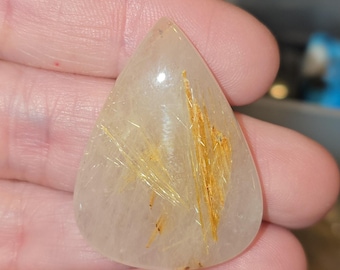 Custom Golden Rutile Quartz Stone: Wire Weaved, Tree, Turtle or Wire Wrapped Pendant