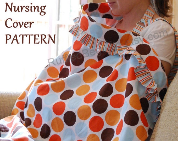 Ruffled Nursing Cover up Pattern Etsy