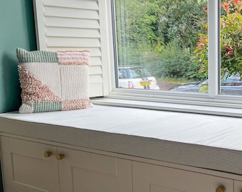 Long Lasting, High Quality Bespoke Bench Cushions Made to Order for Window Seats, Kitchen Benches, Floor Sofas and More