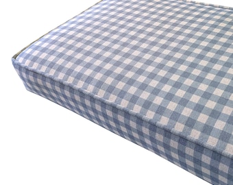 Dining Bench Cushions Made to Measure - Lots of Fabric and Fill Choices, including Plastic Free