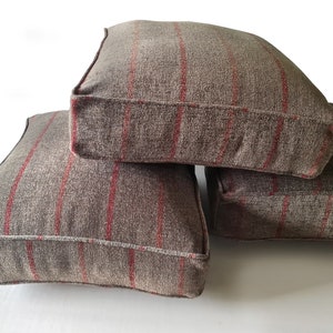 Replacement Sofa Cushions With New Covers - Made to Order - Many Options for Finishes and Fills - EXAMPLE LISTING - Please read description