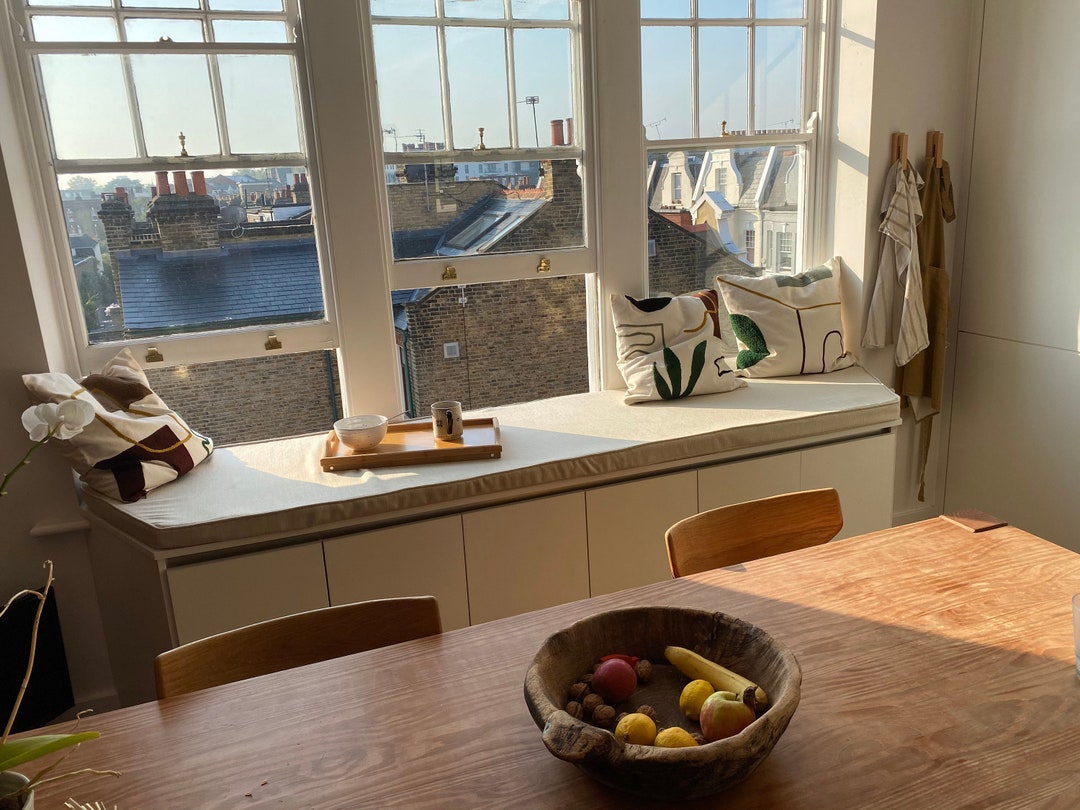 Bay Window Seat Cushions in High Quality Upholstery Foam and Etsy UK