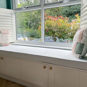 Bench Cushions Made to Order in Any Size and Shape and a Wide Variety of Fabric - EXAMPLE LISTING - Please Message for Pricing & Lead Times