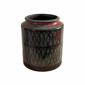 Bellissimo vaso in gres realizzato dal ceramista danese Nis Stougaard (1906–1987)