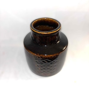 Jarrón danés Palshus Chamotte grande - Diseño de Per Linnemann Schmidt, 1960