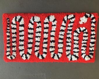Hand Tufted Snake Tapestry