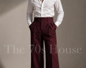 Pantalons larges pour hommes | Hommes Stoffhose Weites Bein | Pantalon Large Homme | Pantalon Ancho Hombre | Pantaloni Gamba Larga Homme |