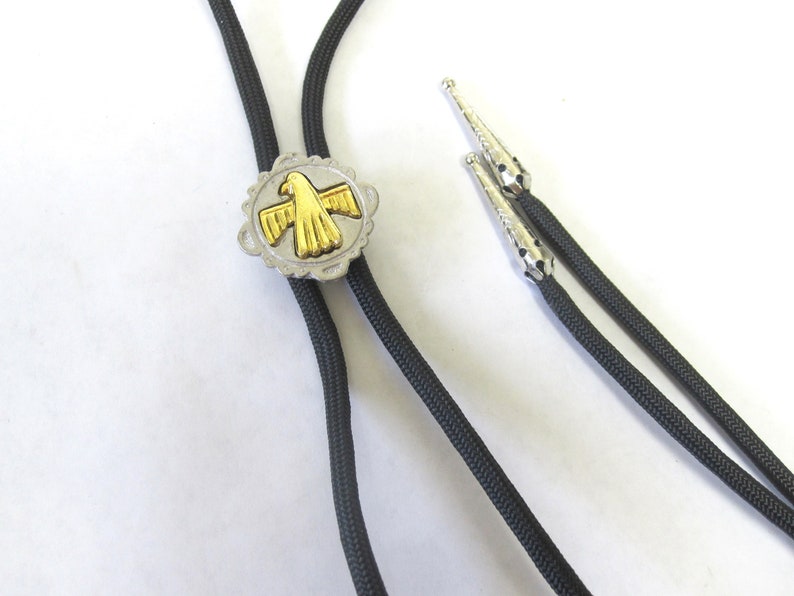 Thunder Bird Bolo Tie String Lariat Western Necktie