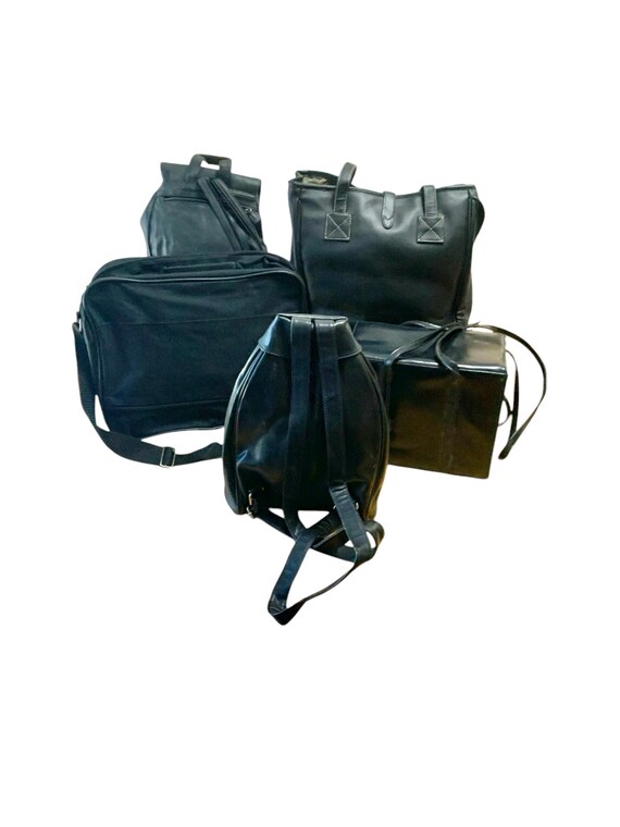 バッグ thistrip online bag y2k vintage Vintage Y2K Black Book Bag Back Pack Suitcase Tote Market