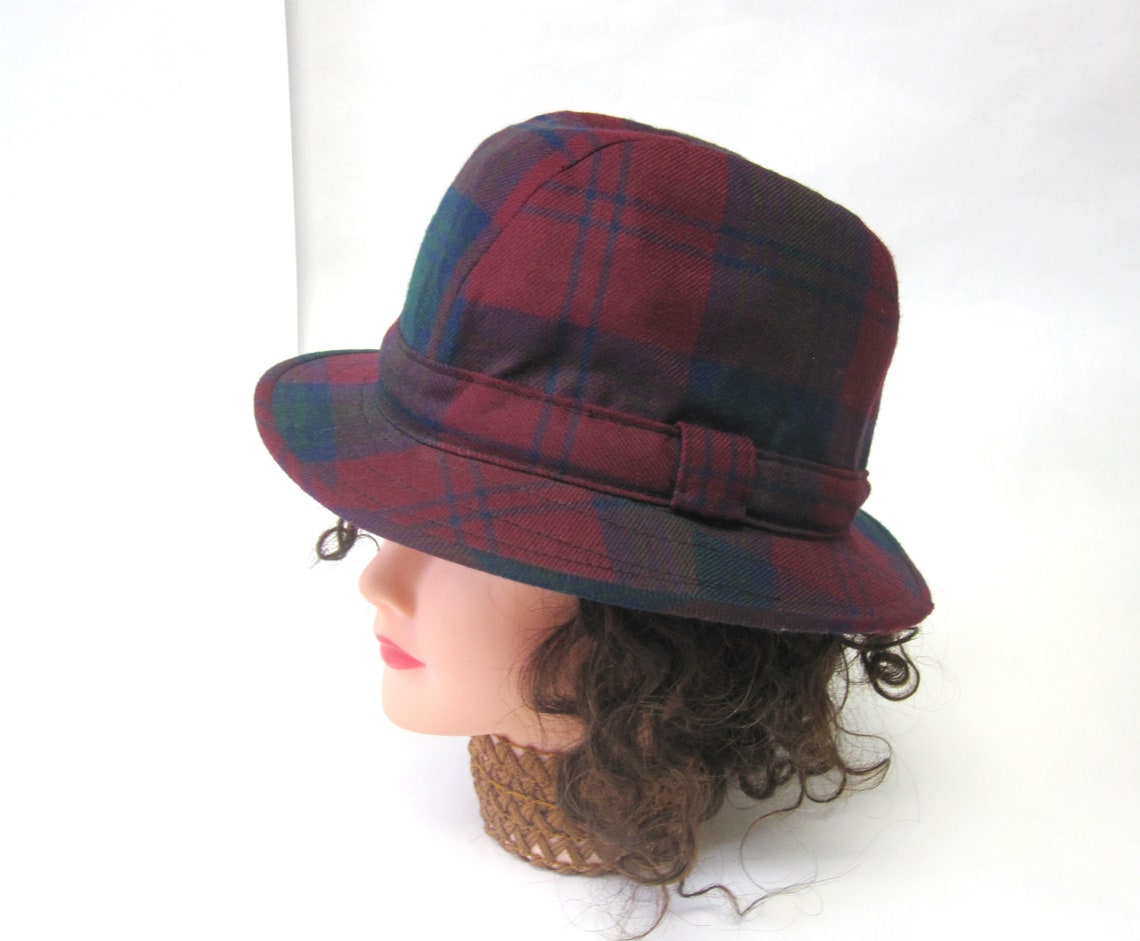 plaid fedora