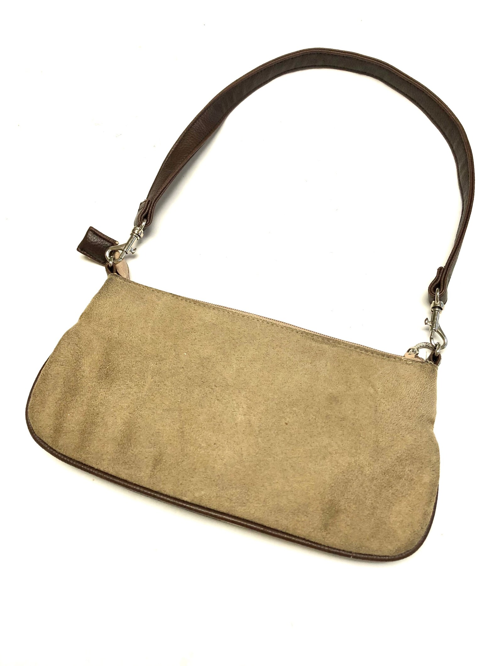 Brown Faux Suede Purse BC5 Etsy
