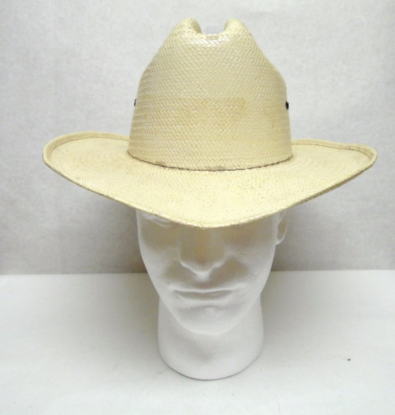 Straw Cowboy Hat Wide Brimmed Hat Sun Western Natu