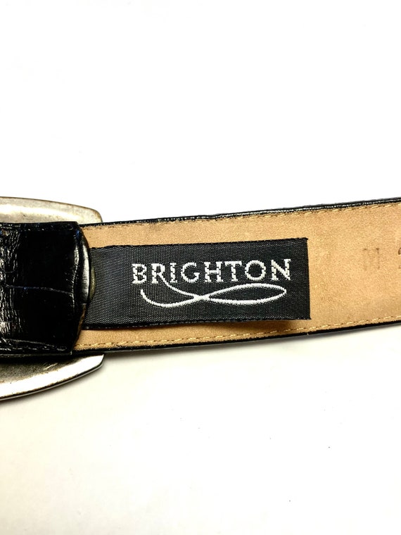 Brighton Brown and Black Belt With Conchos - image 5