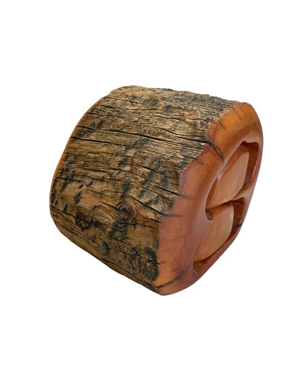 Bristlecone Pine Jewelry Box Raw Edge Vintage Wood Pu… Gem