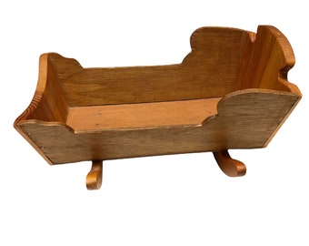 handmade doll cradle