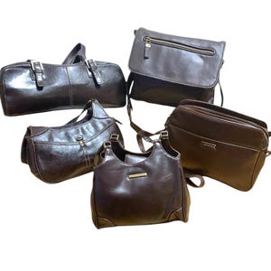 Vintage Y2K Black Book Bag Back Pack Suitcase Tote Market