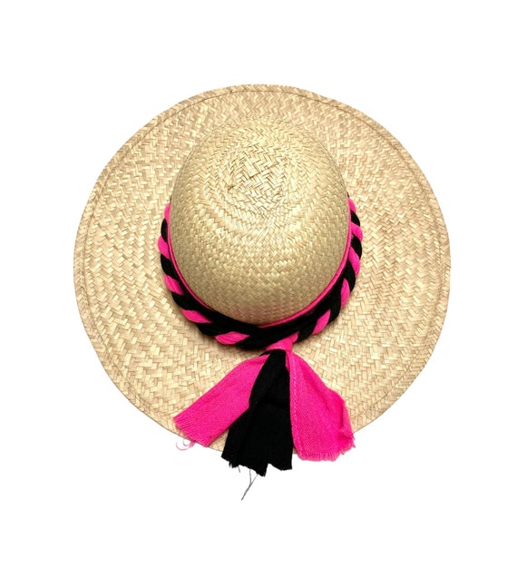 Sun Hat Wide Brim Hat Natural Straw Hat Millinery… - image 3