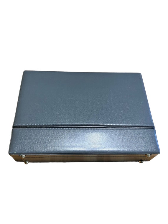 Vintage Stradellina Gray Briefcase Combination Lo… - image 3