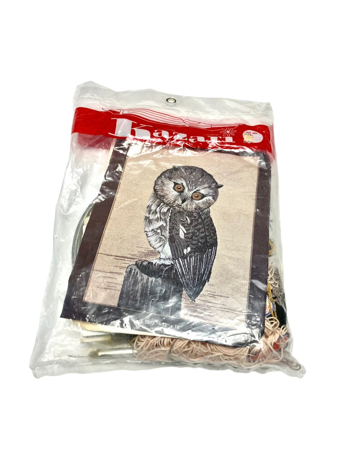 Vintage Kazari Punch Needle Kit Owl Embroidery Needle and Etsy