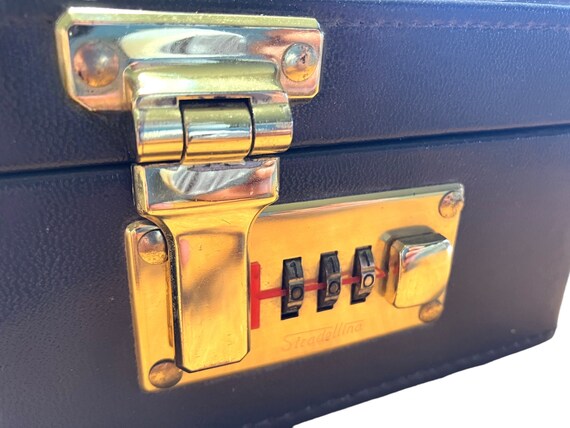 Vintage Stradellina Gray Briefcase Combination Lo… - image 10