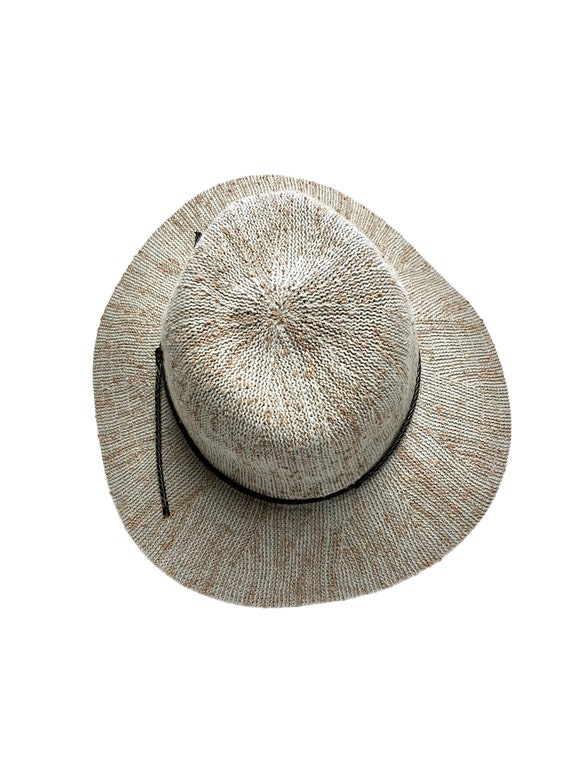 Packable Panama Hat Tweedy Gray Brown - image 5