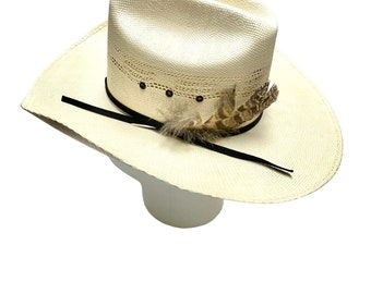 Straw Cowboy Hat Western Wear Vented