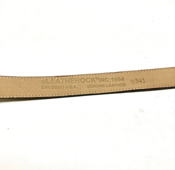 Gold Leather Belt - image 4