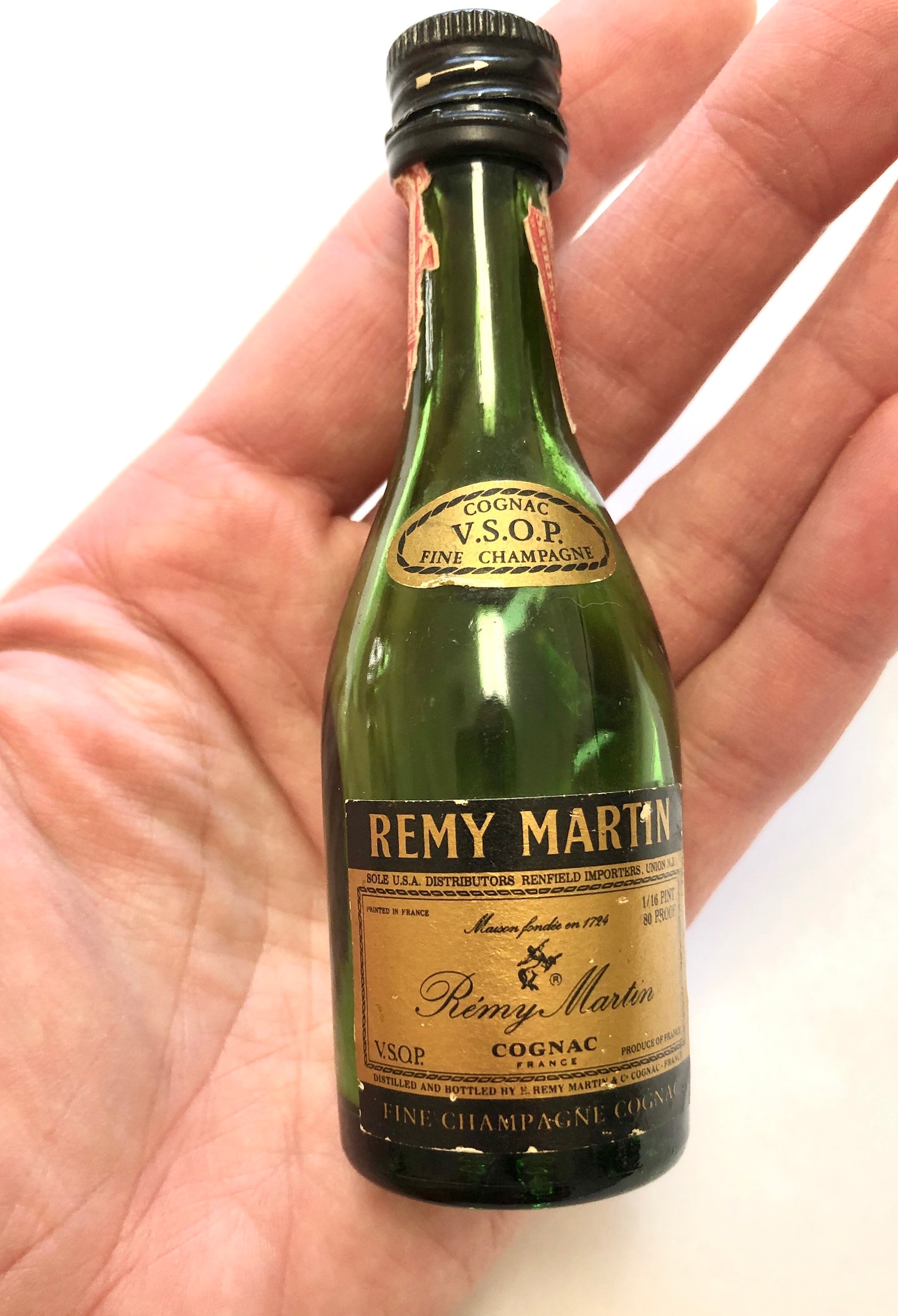 Remy Martin Miniature Liquor Bottle VSOP Cognac Etsy