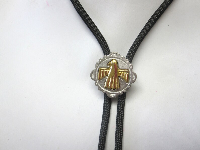 Thunder Bird Bolo Tie String Lariat Western Necktie