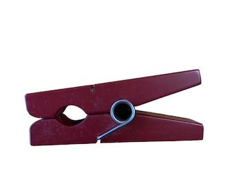 Large Oversized Clothespin Novelty Clothes Pin Note Holder Red