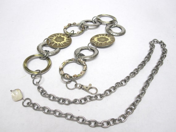 Vintage Silver Chain Belt