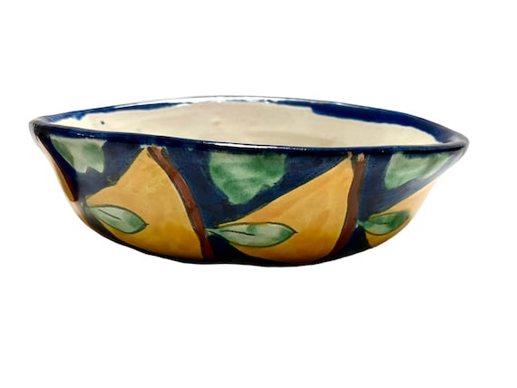 Mexican Talavera Pottery Bowl / Ring Dish And Vas… - image 4