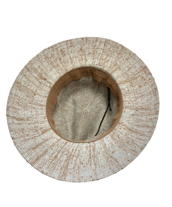 Packable Panama Hat Tweedy Gray Brown - image 6