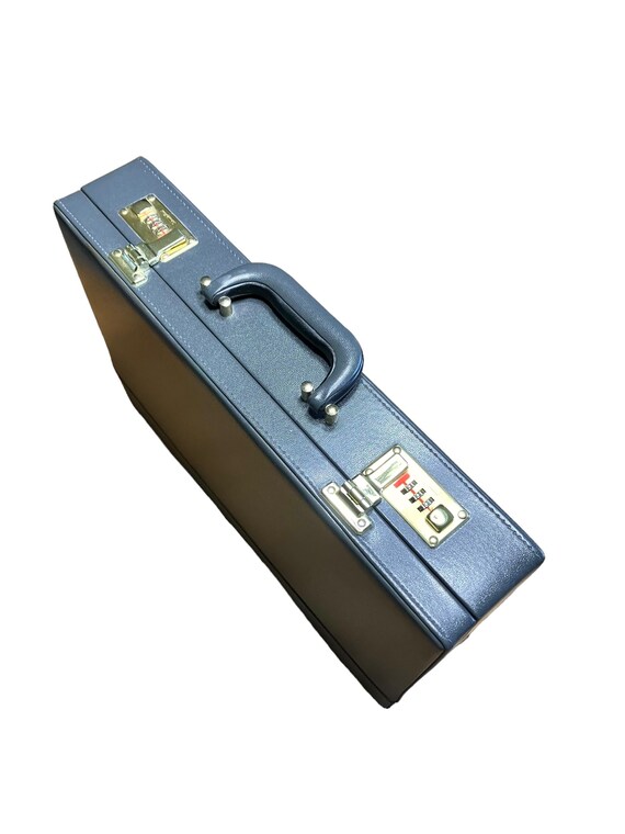 Vintage Stradellina Gray Briefcase Combination Lo… - image 5