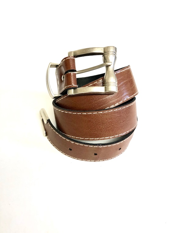 Brown Belt Vegan Leather Size 29