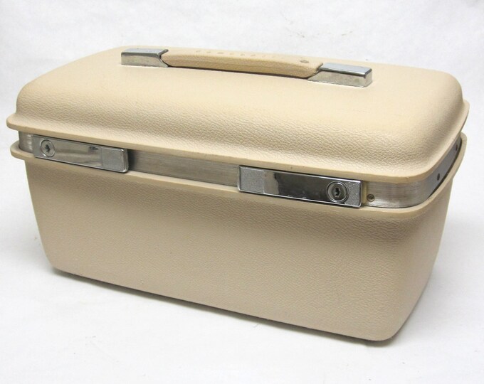 Samsonite off White Train Case Saturn Carry on Travel Suitcase Etsy