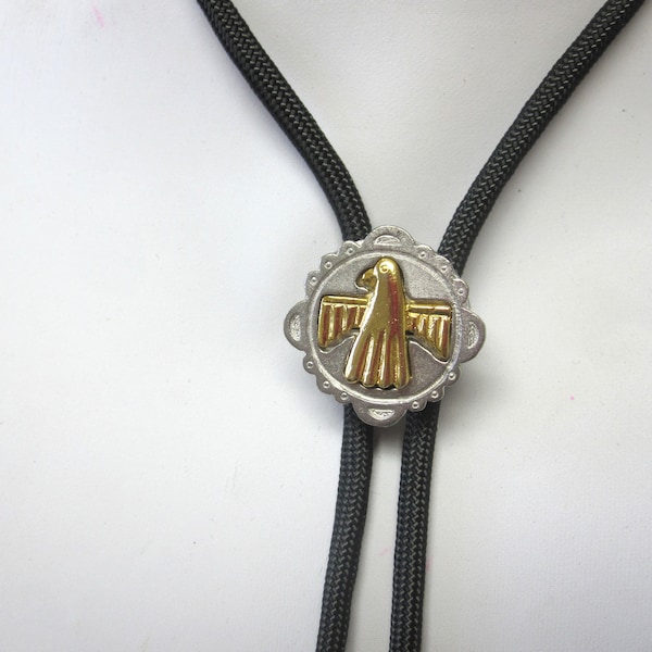 Thunder Bird Bolo Tie String Lariat Western Necktie